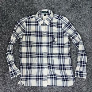 Women’s Lauren Ralph Lauren Petite Flannel Size PM